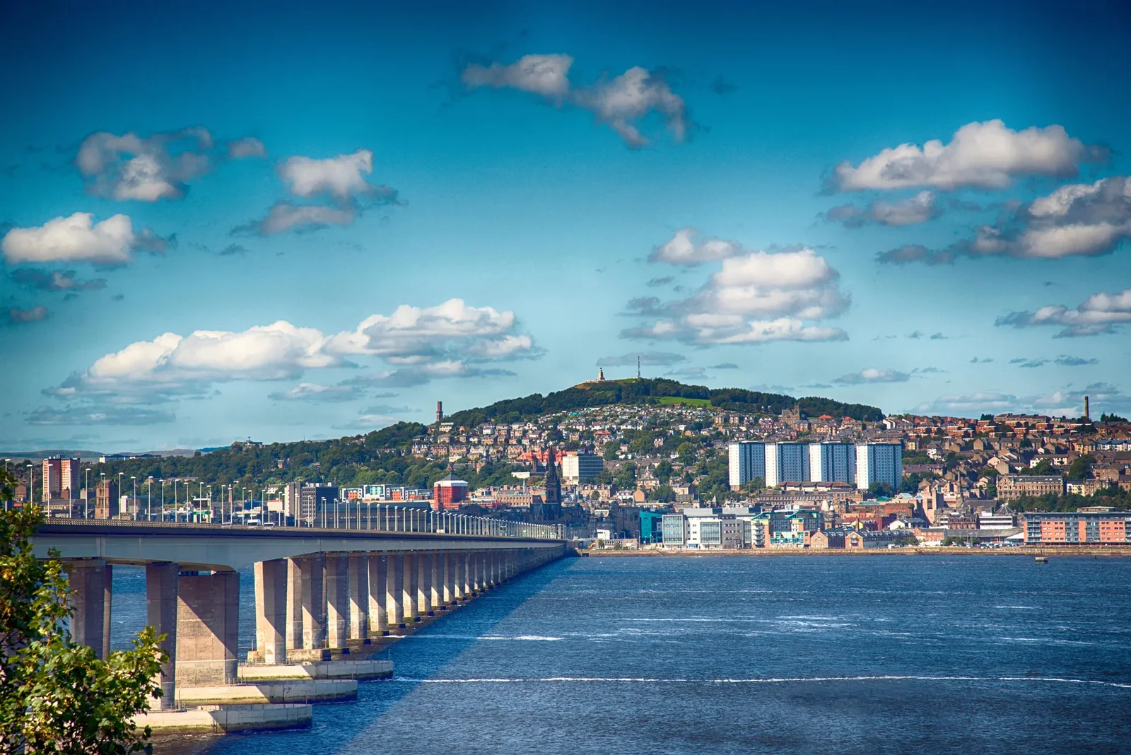 Dundee city and the River Tay